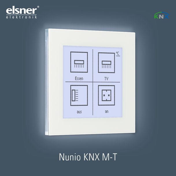 Flexibel use of spaces with the universal push-button Nunio KNX M-T